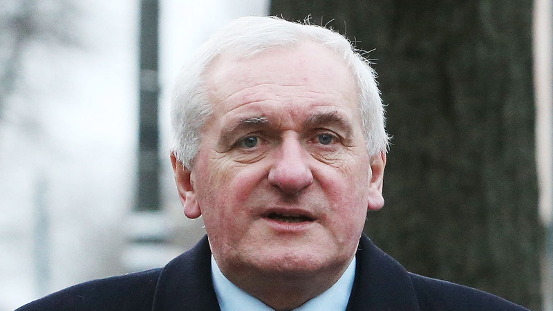 Bertie Ahern resigned from Fianna Fáil in 2012