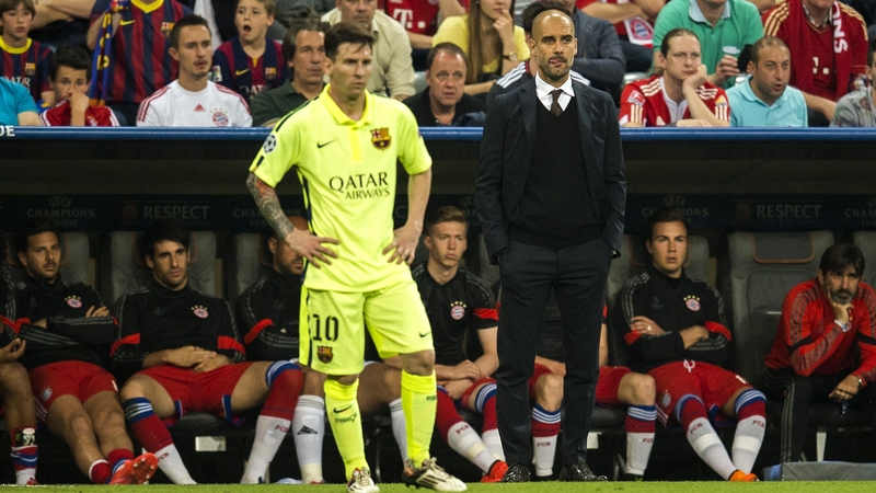 Guardiola will come up against his former player Leo Messi