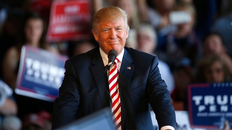 Donald Trump has polled ahead of Hillary Clinton for the first time since May