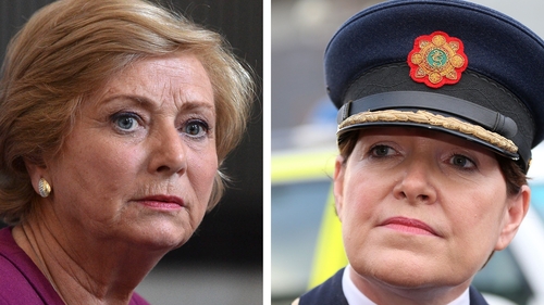 Former Minister for Justice Frances Fitzgerald and former Garda Commissioner Nóirín O'Sullivan