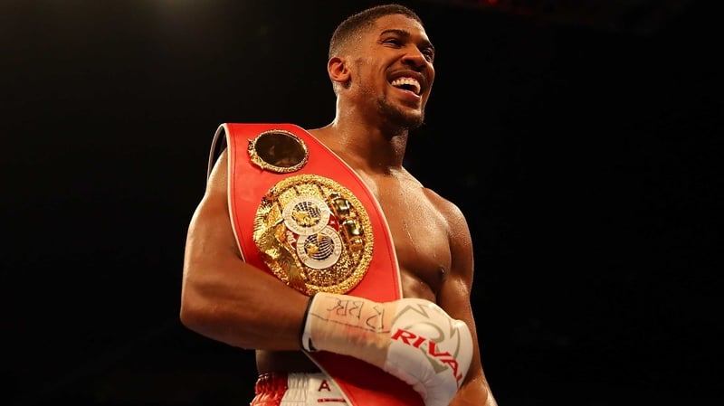 Anthony Joshua: 'Eddie has been on the phone to Tyson, trying to make things happen and support his cause.'