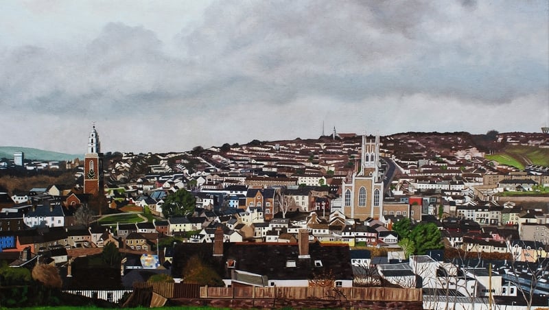 A detail from Keith Anderson's splendid painting 'Pure Cork, Like'