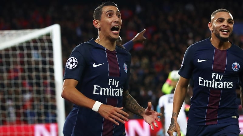 Di Maria opened the scoring for PSG