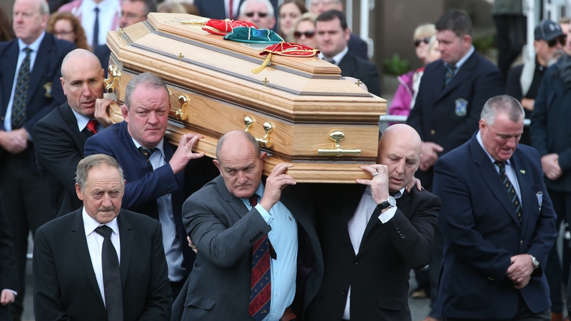 Anthony Foley was laid to rest in Killaloe today