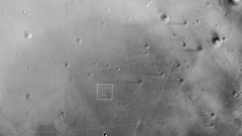 The Schiaparelli probe descended last Wednesday onto the surface of Mars (Pic: European Space Agency)