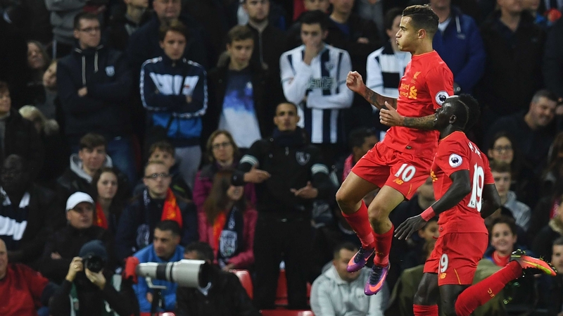 Philippe Coutinho and Sadio Mane fired Liverpool to victory