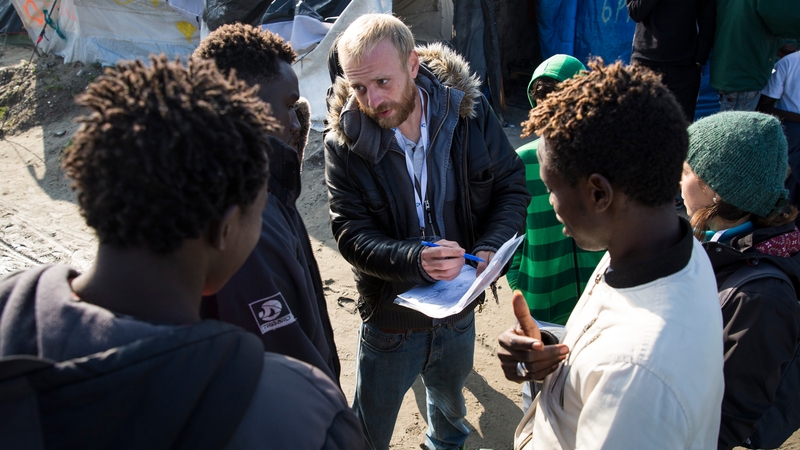 Unaccompanied minors being evacuated from the calais migrant camp last year