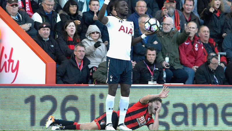 Moussa Sissoko has been charged for an apparent elbow on Harry Arter