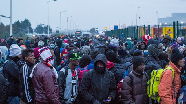 French authorities are clearing migrants from the camp ahead of its demolition