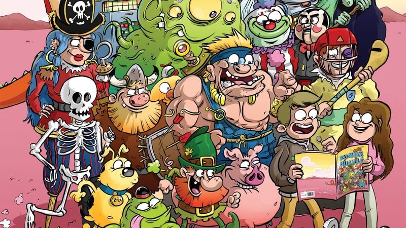 A detail from the cover of Ruaille Buaille No. 2, by Alan Ryan