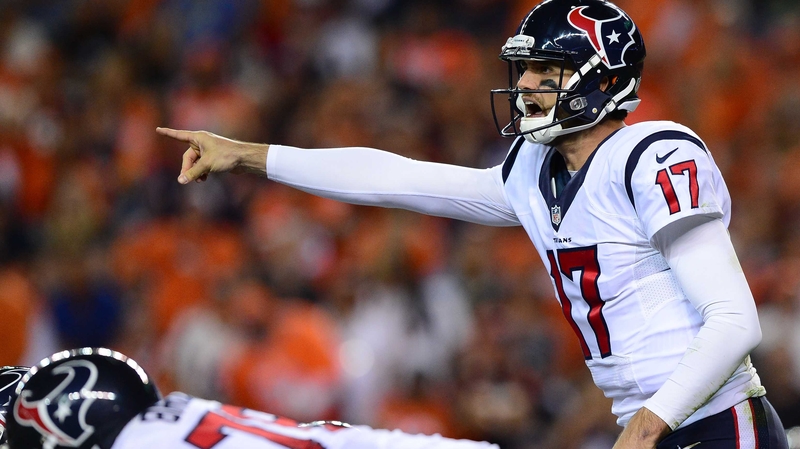 Quarterback Brock Osweiler of the Houston Texans