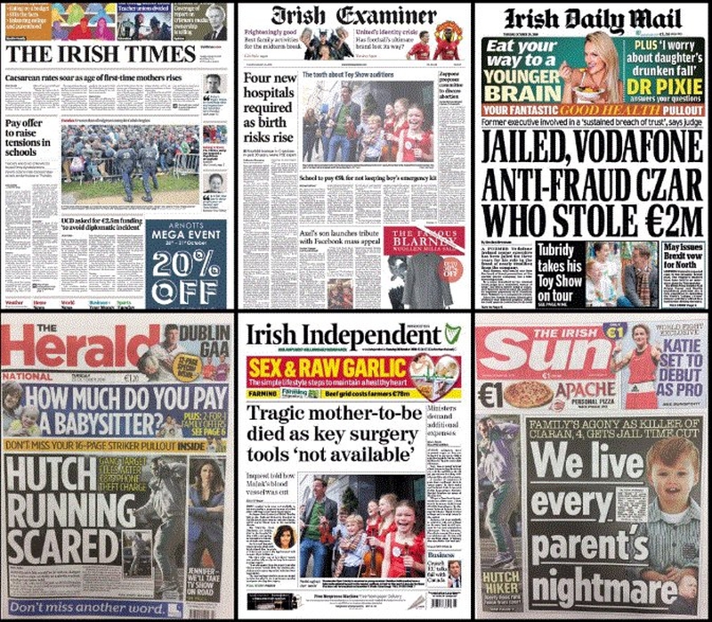 Our maternity services are in the spotlight on this morning's front pages.