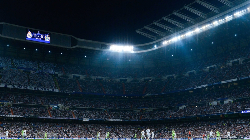 Real Madrid's Estadio Santiago Bernabeu