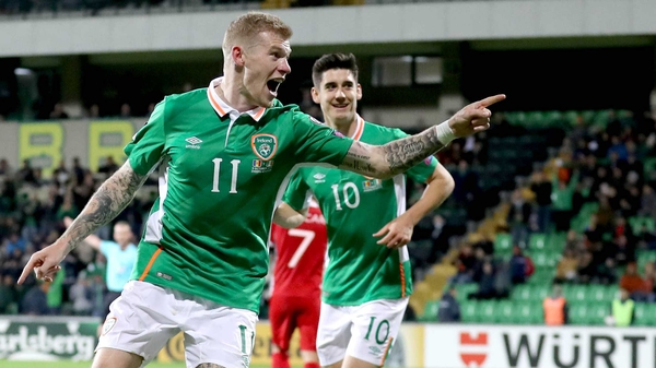 James McClean scored a brace against Moldova