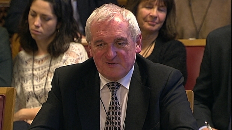 Bertie Ahern told a House of Lords committee that the Irish Government should appoint its own Minister for Brexit