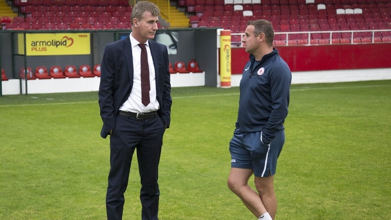 Robertson (left) was critical of Kenny's team selection against St Pat's
