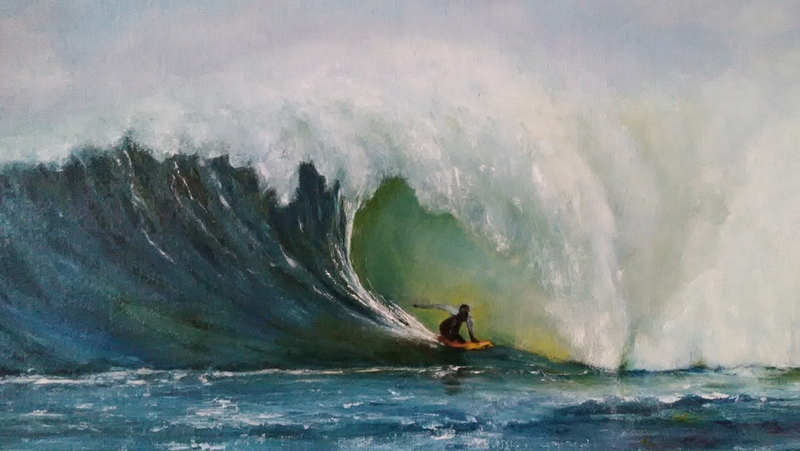 Detail from a painting by Angela Mulligan, Sligo