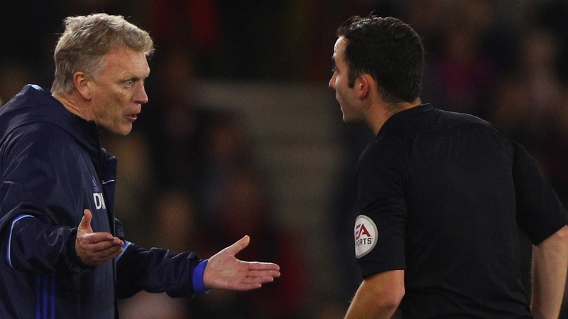 David Moyes (L) is going through a miserable time on Wearside