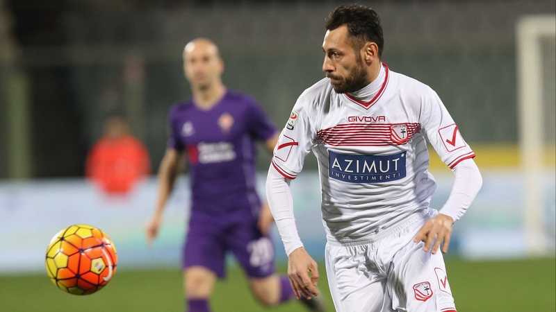 Matteo Mancosu, pictured playing for Italian side Carpi last season, bagged a brace at the RFK Stadium