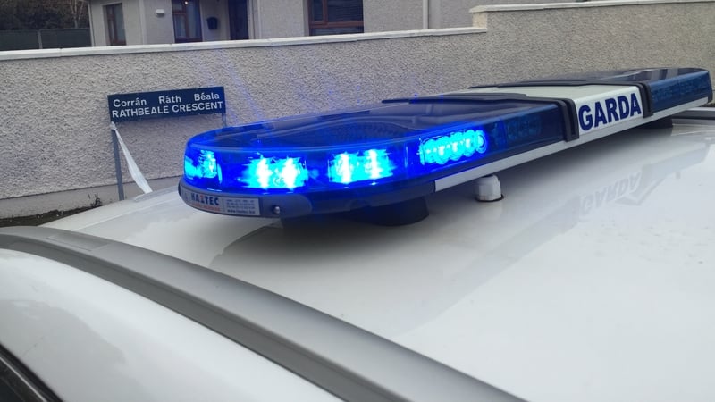 The man was in a car in Rathbeale Crescent, Swords, when the incident occurred