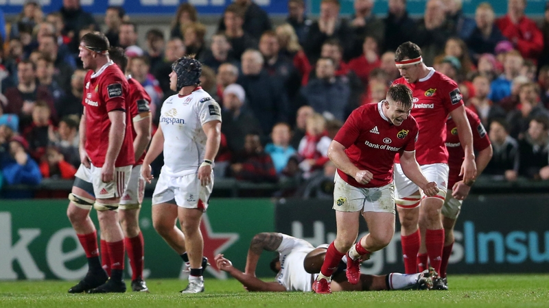 Rory Scannell scores the winning drop goal