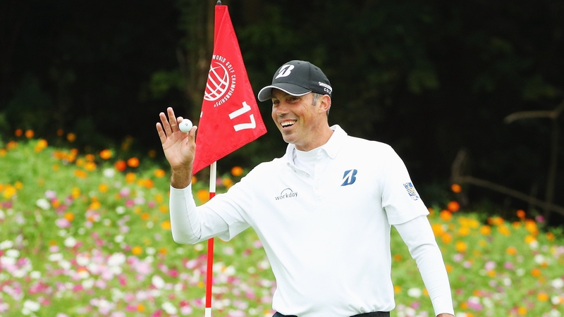 Matt Kuchar after his ace at the 17th
