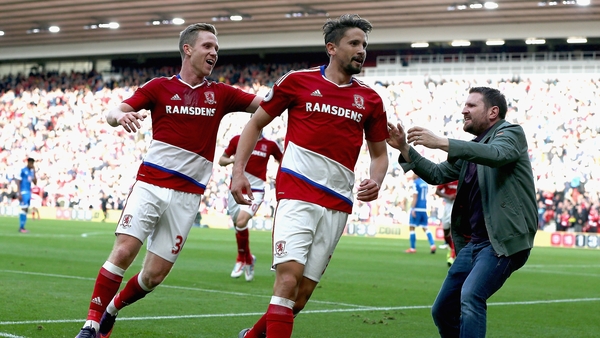 Ramirez celebrates one of his two goals against Bournemouth