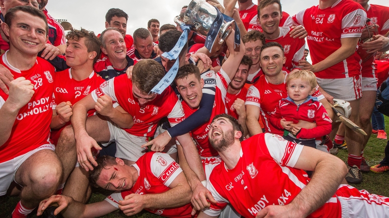 Cuala celebrate winning the Dublin Senior Hurling Championship
