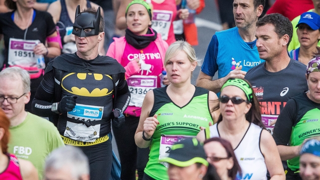 Batman was on the trail