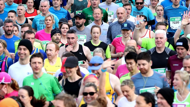 The weather conditions were described as ideal for marathon running