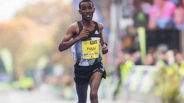 Dereje Debele Tulu claimed victory in a time of 2:12:08