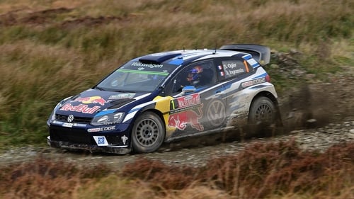 Ogier won his fourth Wales Rally in a row