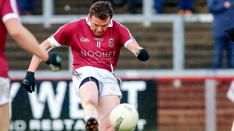 Paul Bradley kept the scoreboard ticking over for Slaughtneil