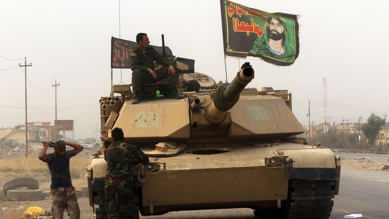 CTS unit on patrol near Bartella, about 15km east of Mosul