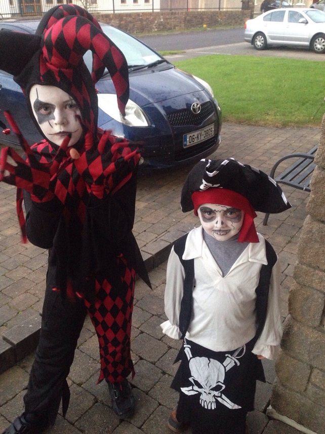 No messing with these dudes - Daire (6) and Riain (3) Murphy from Tralee (Pic: Maureen Curtin)