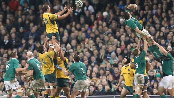 Ireland beat Australia 26-23 two years ago at the Aviva