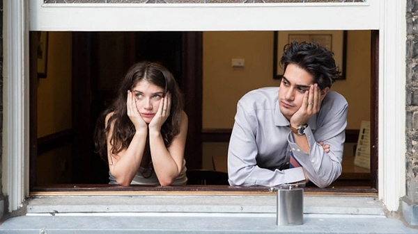 Eve Hewson and Avan Jogia in a production photo from Paper Year, courtesy of Myriad Pictures