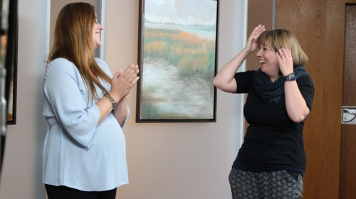 The winning moment! Sinead Lawless is declared the winner of RTÉ One’s Painting the Nation.