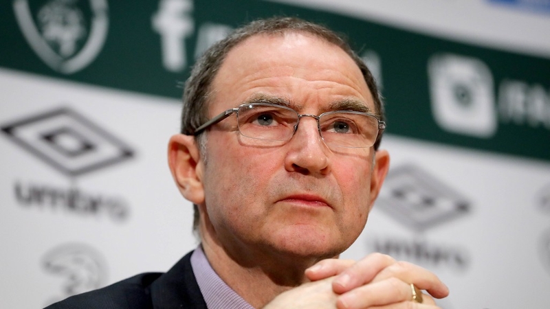 Martin O'Neill at the announcement of his squad to play Austria this morning