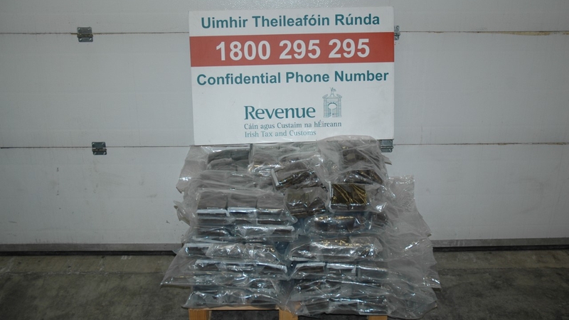 150kg of cannabis resin was found during the search of a warehouse in south county Dublin