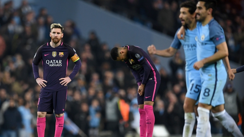 Messi was on the scoresheet in the 3-1 defeat to City