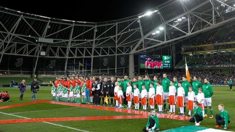 Ireland hosted Switzerland in March