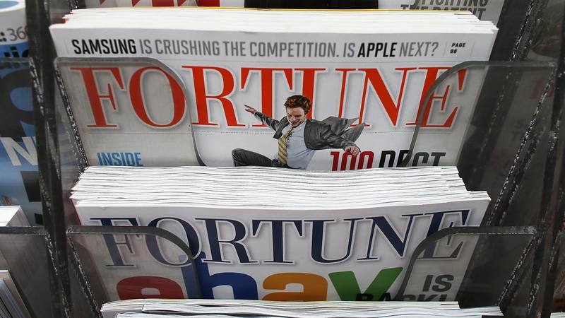 Time Inc, the owner of Fortune magazine, said its circulation revenue fell 14.6% in the latest quarter