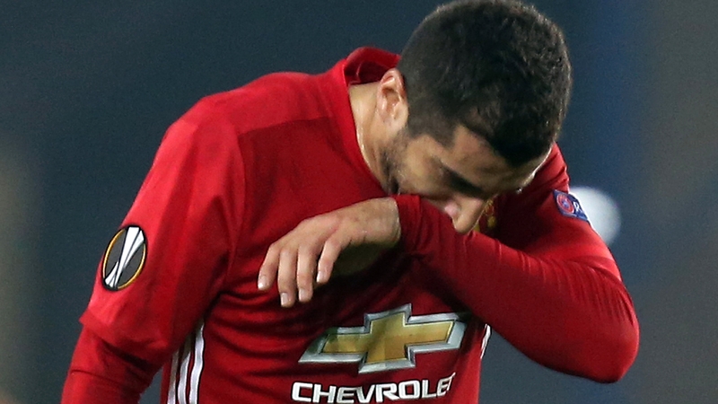 Mkhitaryan appeared as a second-half substitute against Fenerbahce