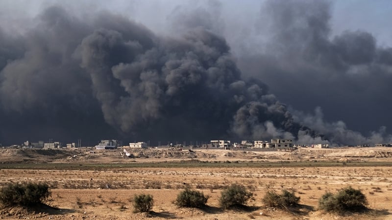 Thousands of people are on the move as an offensive against IS intensifies
