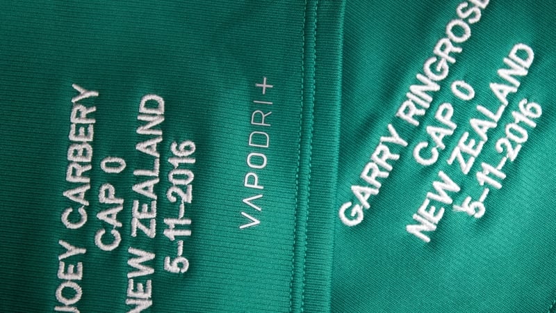 Joey Carbery and Garry Ringrose both earned their first caps for Ireland