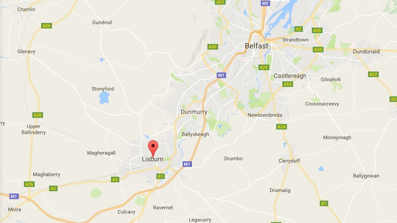 Leaflets criticising Muslims and the "insanity of mass immigration" were left on car windscreens in Lisburn yesterday (Pic: Google Maps)