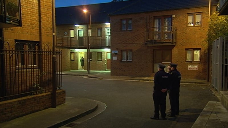 The man was stabbed this afternoon at Robinson's Court, Cork Street