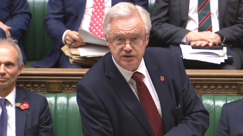 David Davis said it was a 'very high priority' for Britain to achieve tariff-free access to the EU
