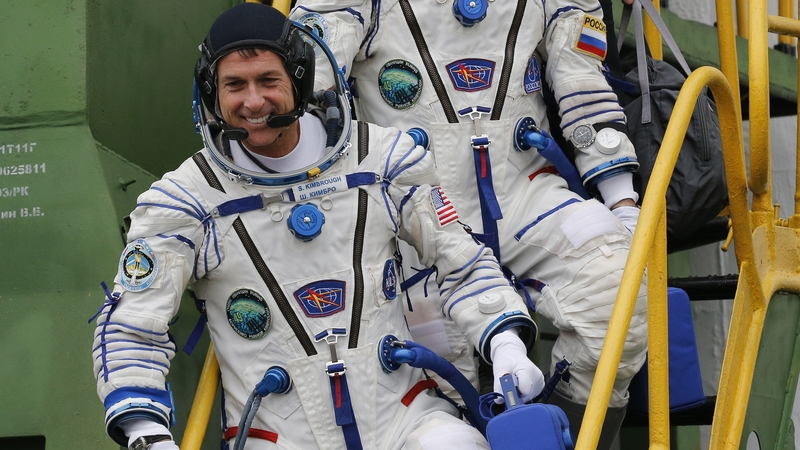 Shane Kimbrough is spending four months on the International Space Station